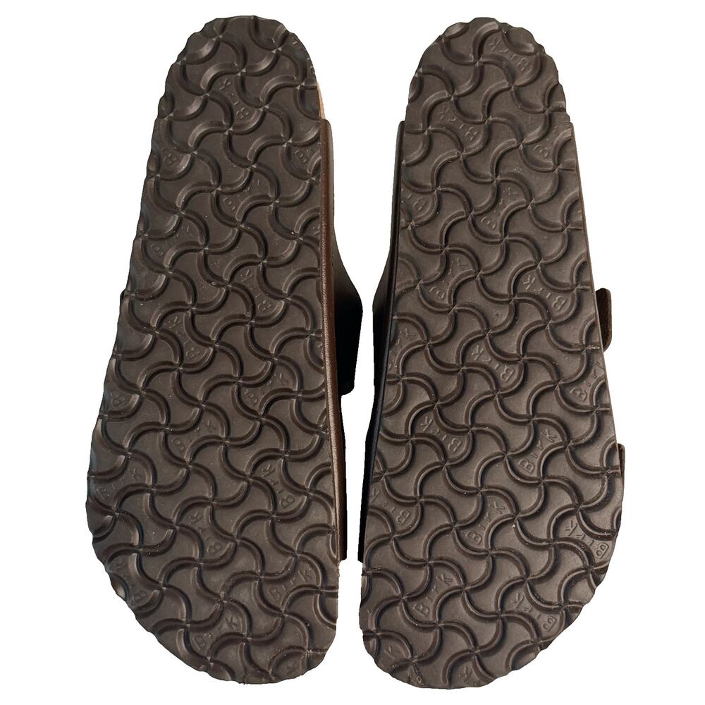 BIRKENSTOCK Arizona 43 Regular Habana Oiled Leather Dark Brown Soft Footbed NWOT - Picture 3 of 8